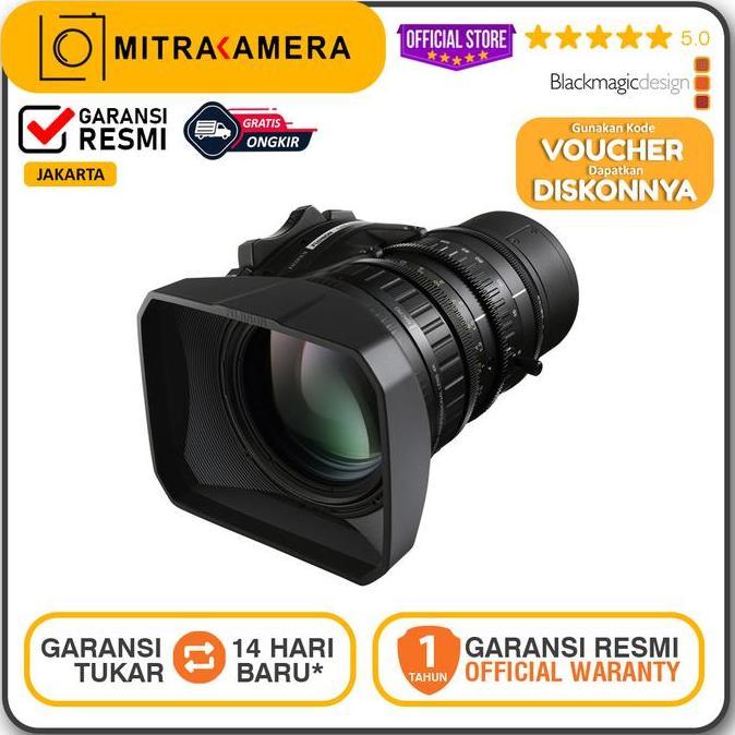 GHOENESH Blackmagic Design Fujinon LA16X8BRM-XB1A 2/3" 4K Lens with Servo