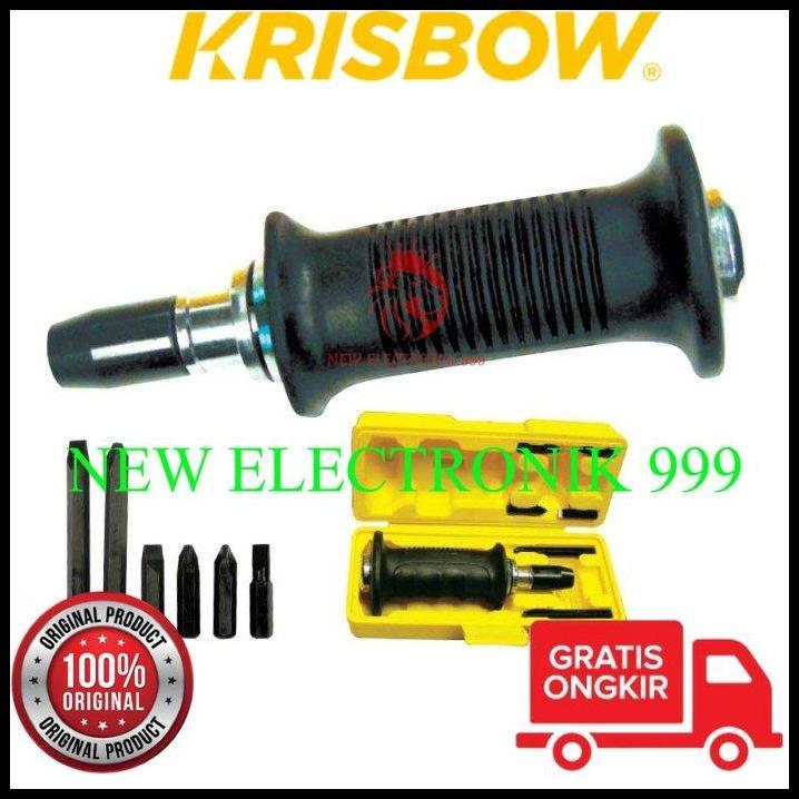 HOT DEAL KRISBOW IMPACT SCREWDRIVER SET RUBBER HDL LRIS2 KW0102001 