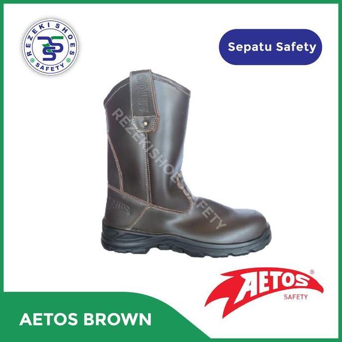 Sepatu Safety Aetos Brown / Safety Shoes Aetos Brown - SEPATU SAFETY terlaris