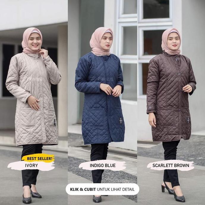 Jaket Muslimah Hijacket Belva Original All Variant