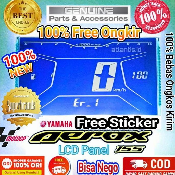 :>:>:>:>] LCD Speedometer AEROX 155 NEW LCD Yamaha Aerox kondisi Baru