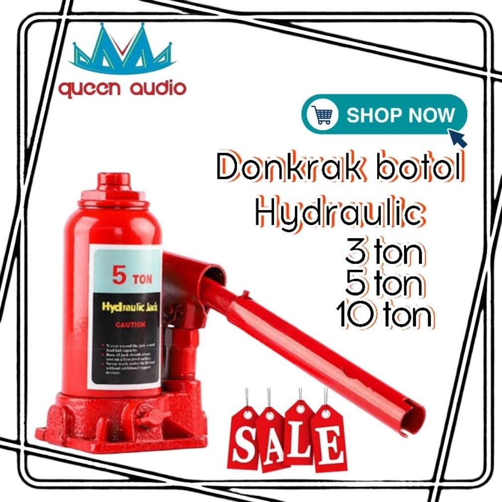 dongkrak botol / dongkrak mobil hidrolik 3/5/10 ton  / dongkrak hydraulic jack universal