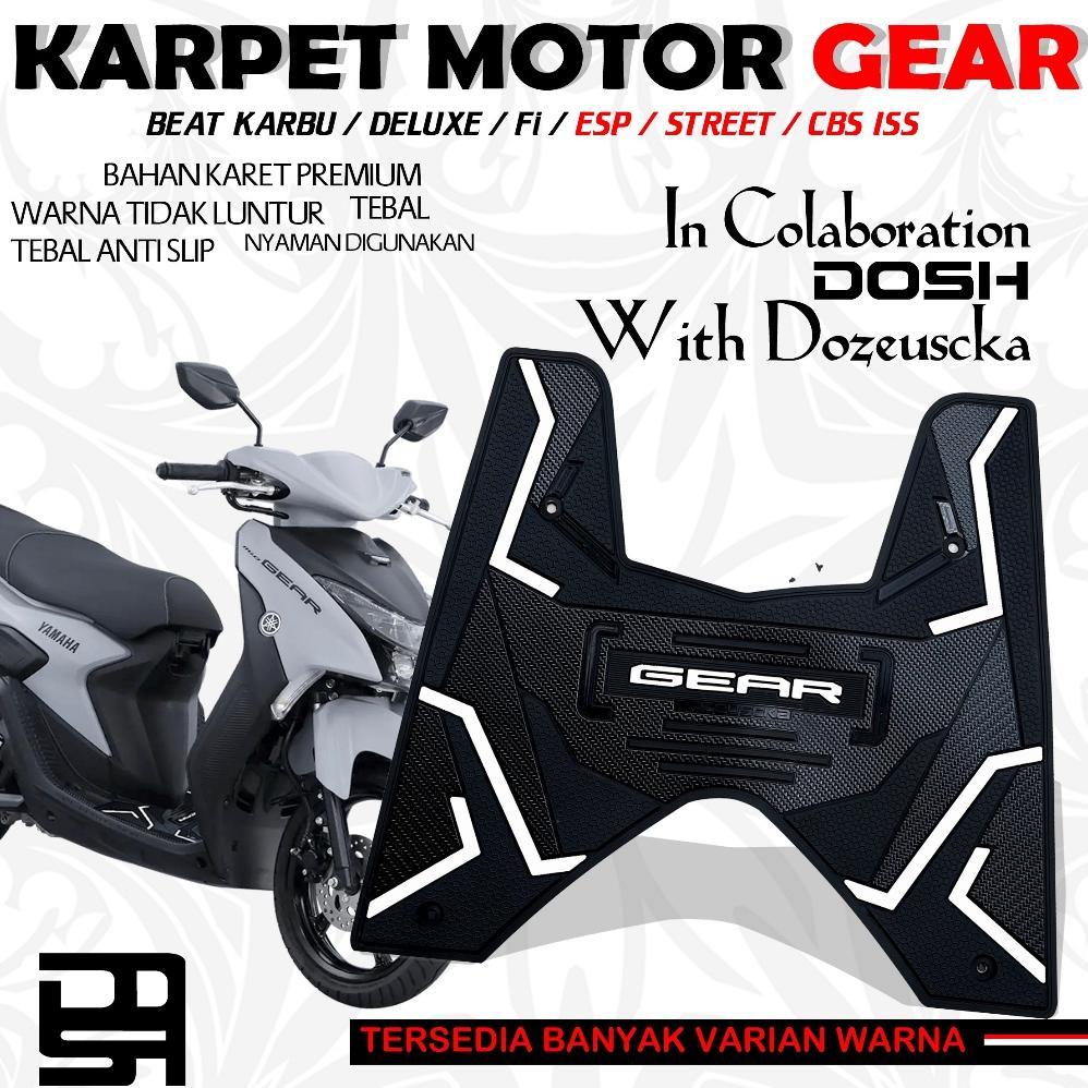 Karpet Motor Gear 125 - Karpet Gear 125 - Alas Kaki Gear - Pijakan kaki gear - Karpet motor Yamaha G