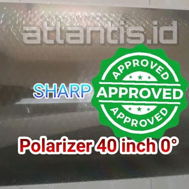 Silahkan Order] Polarize 40 Polarizer 40 Polarise 40 inch LCD bagian luar 0 derajat