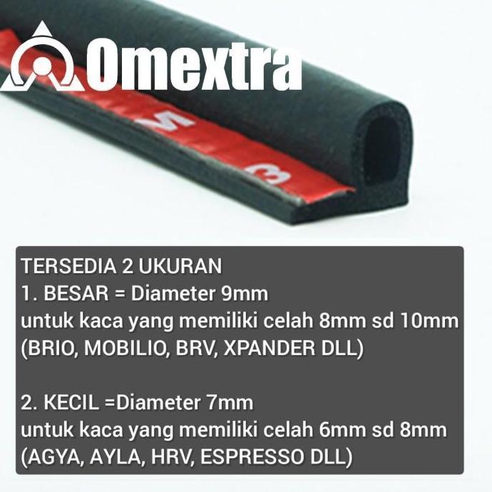 P Karet Kaca MOBILIO BRV XPANDER Kaca Depan Mobil Peredam Suara