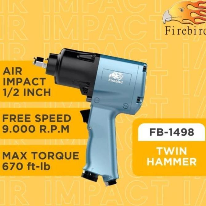 Firebird Air Impact 1/2" Inch Fb-1498 Twin Hammer Promo Bulan Ini