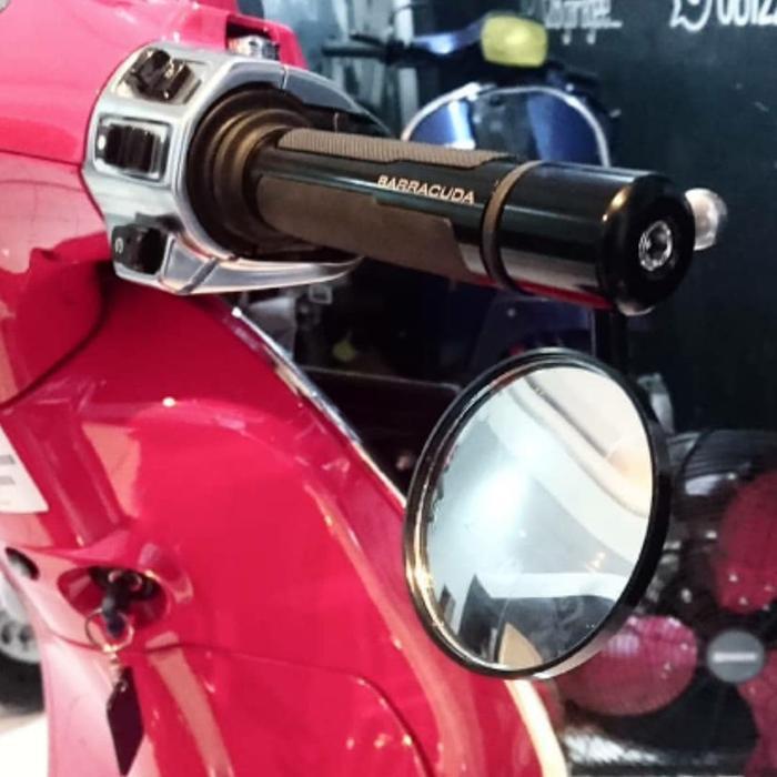 Bar End Mirror / Spion Jalu / Spion Vespa Matic Sprint Primavera Gts Original Dan Terpercaya