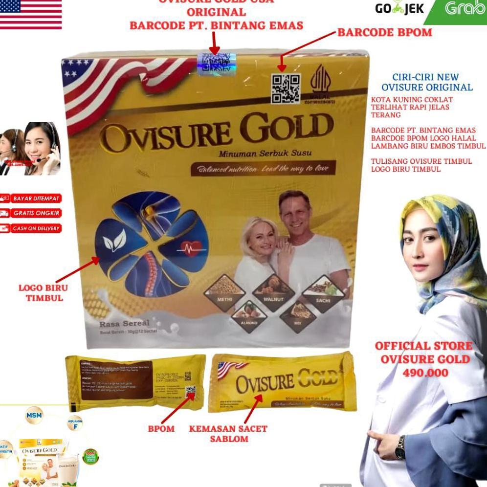Ovisure Gold Susu Original Kesehatan Tulang dan Sendi Terapi Syaraf Kejepit Susu Ovisure Gold Offici