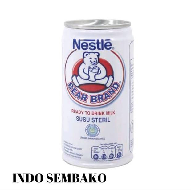 Susu beruang isi 30 kaleng / Bear Brand isi 30 / susu putih steril bear brand