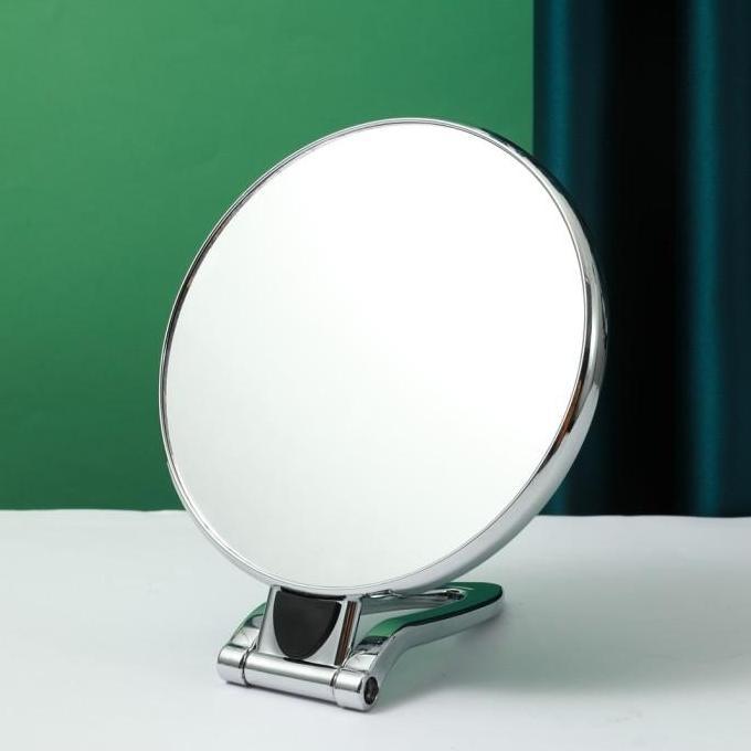 Miniso Cermin Meja Lipat Portabel Dua Sisi Cermin Make Up Mirror Kaca HI