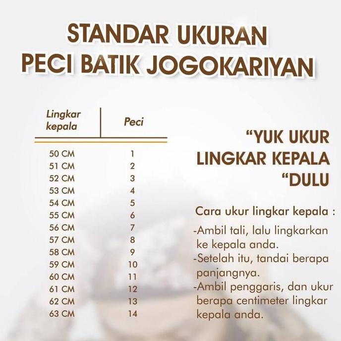 Peci Batik Jogokariyan Motif Batik Jogokaryo Songkok  Kopiah  Katun Peci Pria Dewasa Dan Anak Muslim