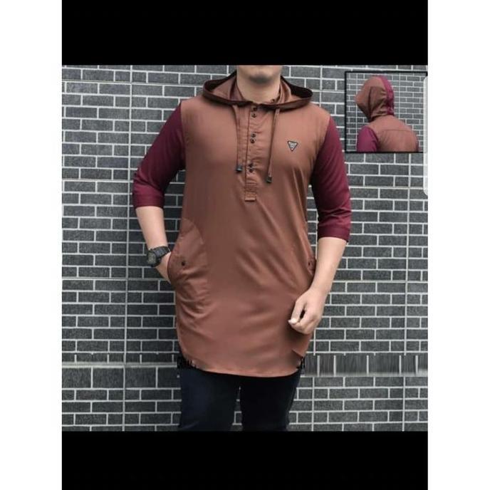 Baju Casual Hoodie Kurta Premium