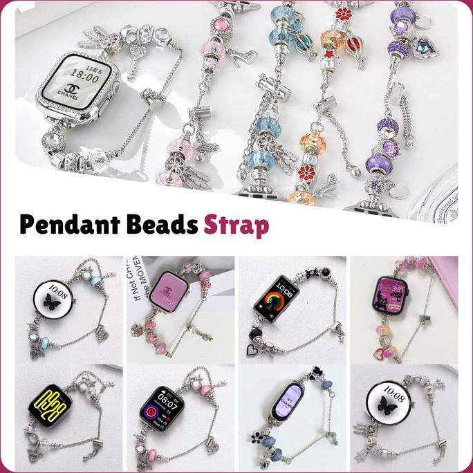 Fimasanihsasti8 - Pendant beads Strap for Huawei Band Xiaomi Band Redmi watch Samsung watch Huawei w