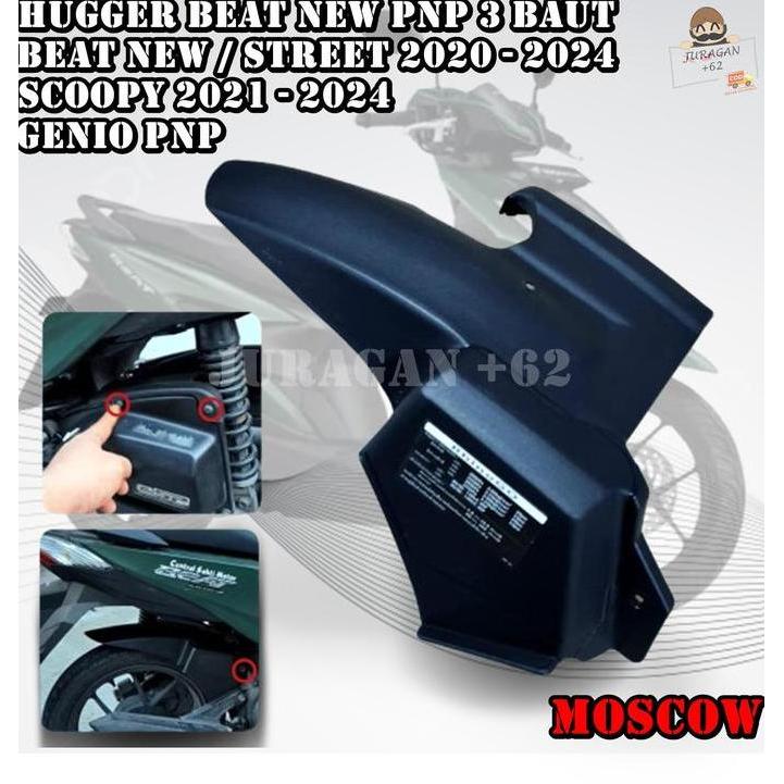 Spakbor Kolong Hugger Beat New 3 Baut Deluxe Street Scoopy Genio Abs Cbs Hager Huger Restock