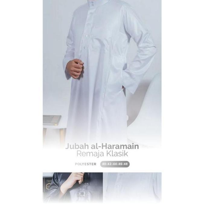 Jubah Arab Saudi Anak Laki Laki Al haramain Premium Non Manset