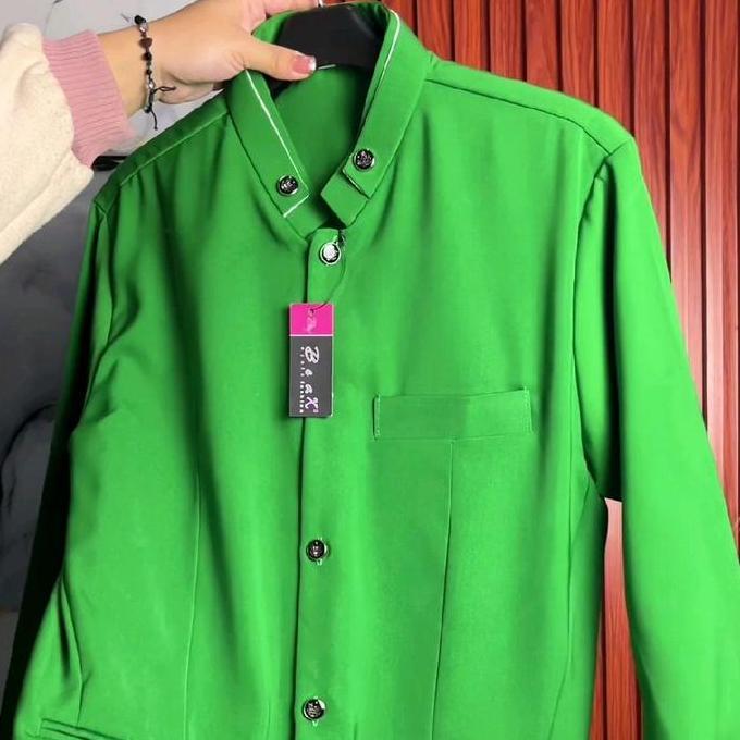 jasko jas koko Terbaru dan Ter elegan jasko Muslim Baju Pria Dewasa Panjang Motif Bordir Kain Nyaman