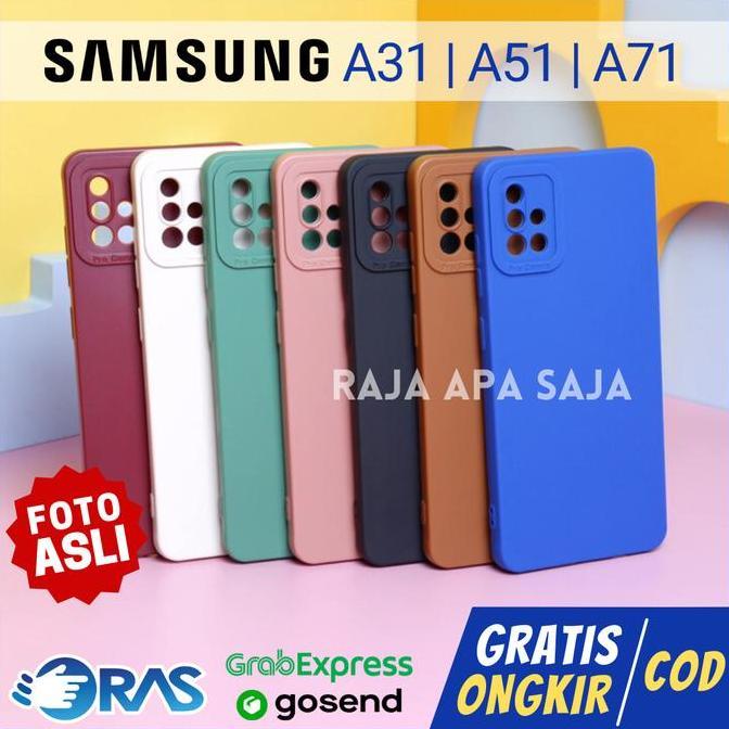 Soft Case SAMSUNG A31 A51 A71 Silicon Kesing Casing Cover Kondom HP