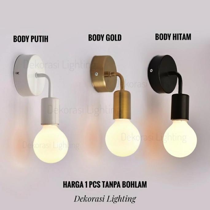 lampu dinding minimalis lampu plafon fiting e27