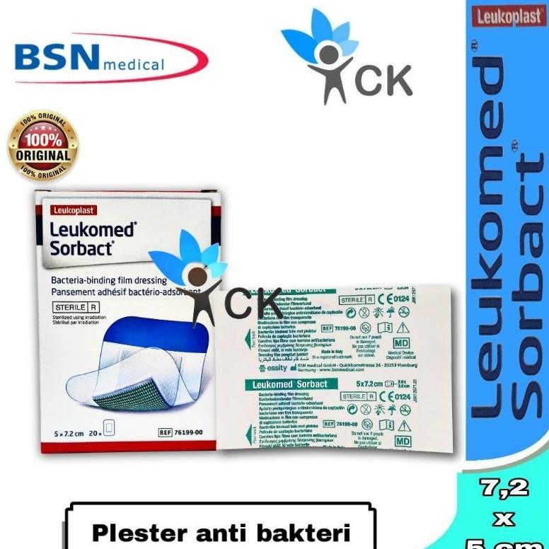 Leukomed Sorbact - plester luka transparant anti kuman