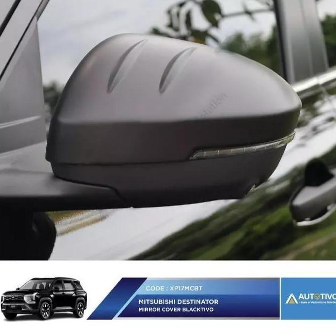 Grosir Mitsubishi Destinator Mirror Cover Blacktivo / Chrome Jsl Cover Spion Car