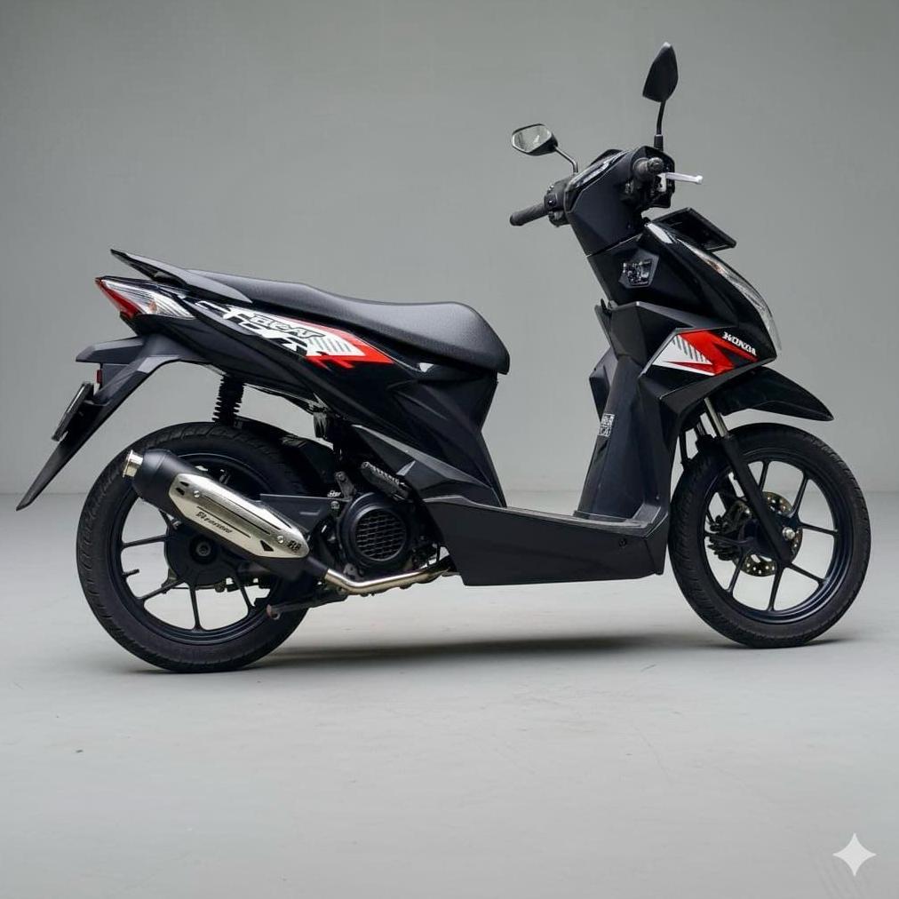Grade Ori Knalpot Tusukigi Standar Racing Moncong Kenochi Bas Adem Mio Sporty/Beat Fi Esp/Beat Stree