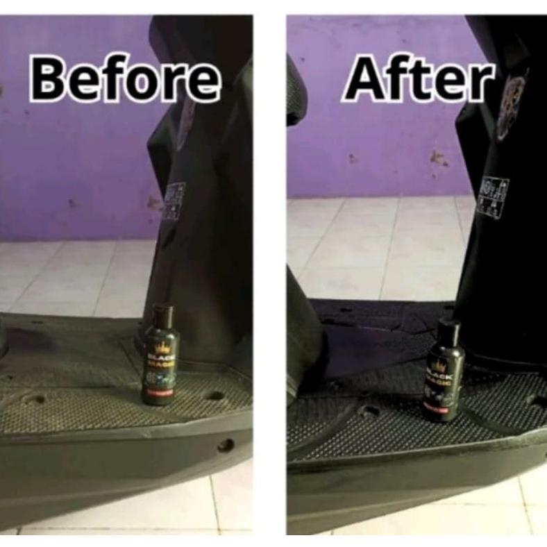 Cuci Gudang  Black Magic Penghitam Body Trim Motor / Semir Ban Motor
