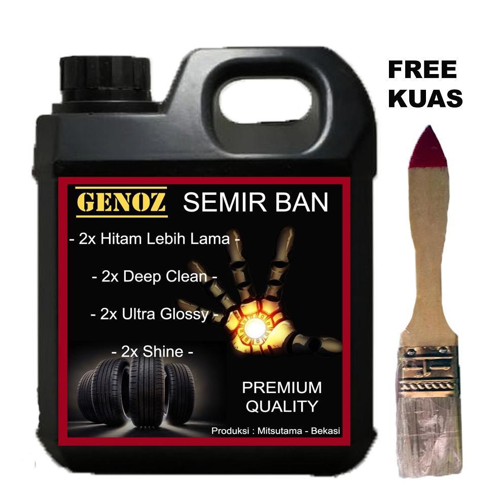 Terlaris Genoz Semir Ban-Semir Ban  Premium 2X Lebih Kental - Semir Ban Mobil - Semir Ban Motor/Mobi