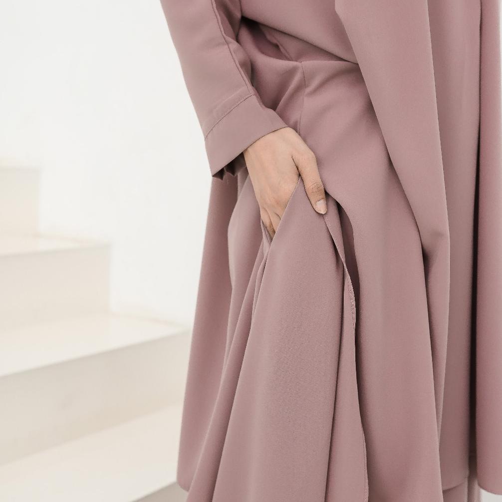 HOT PRODUCT HIRZI | Zhafira One Set New Outfit Style Syar'i Ala Malay