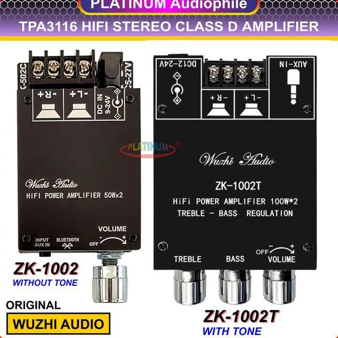 Jdg- Tpa3116 Amplifier Class D Bluetooth 5.0 Hifi Stereo Amplifier 2X 100W Original  Zk-1002 1002T