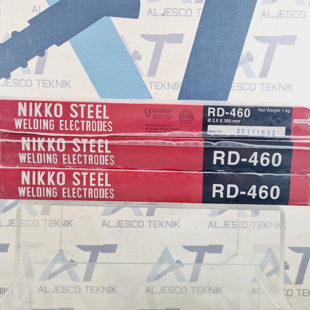 NIKKO STEEL RD-460 2MM KAWAT LAS RD460 KEMASAN 1 KG