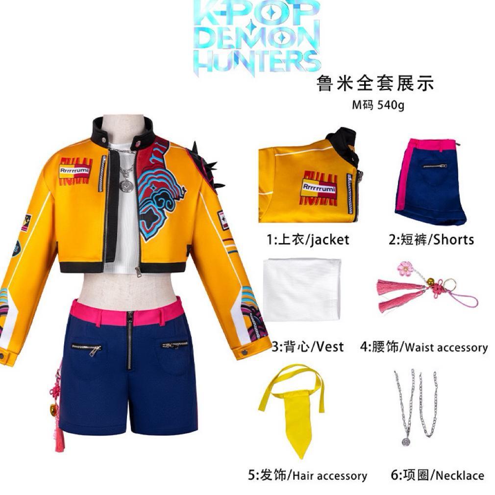 Kostum Rumi Kpop Demon Hunter K Pop Huntrix Kostum Halloween Anak Dan Dewasa