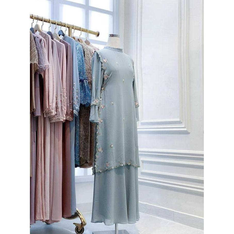NEW ZAIRA Dress Gamis Sarimbit keluarga D-376 By Nesty Collection