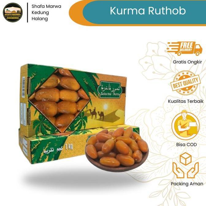 Kurma Ruthob Libya 1Kg / Kurma Muda Ruthob Luxury Dates