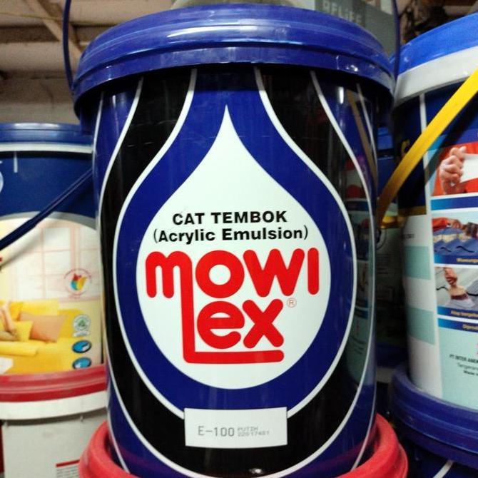 Powerx- Mowilex Cat Tembok E100 Pail 20 Liter - Cat Tembok Akrilik Emulsion E-100