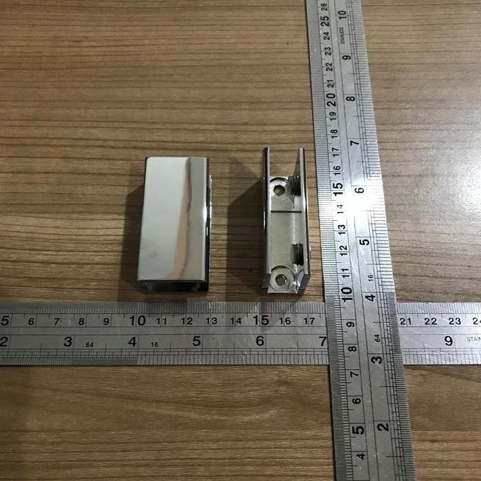 Yukbisa- Ambalan Klem Jepit Kaca 8 - 12 Mm Glass Clamp U Jepit Klem Kaca 12 Mm