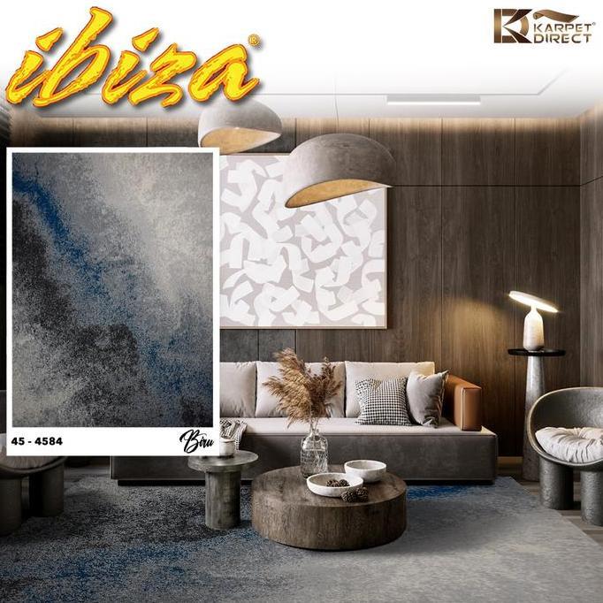 [Karpet Direct] Ibiza Karpet (Biru) 167X225 Cm - Kode 45-4584