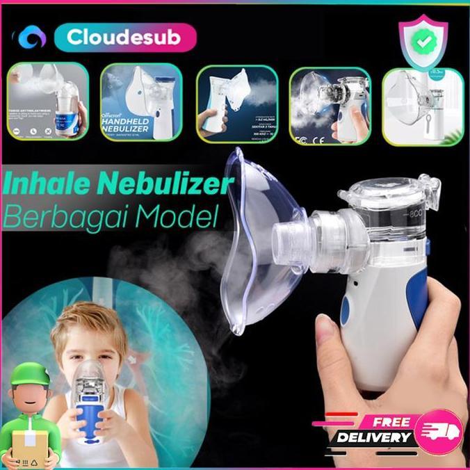 davindakar54 - portable mesh nebulizer alat bantu uap pernafasan asma pilek oksigen