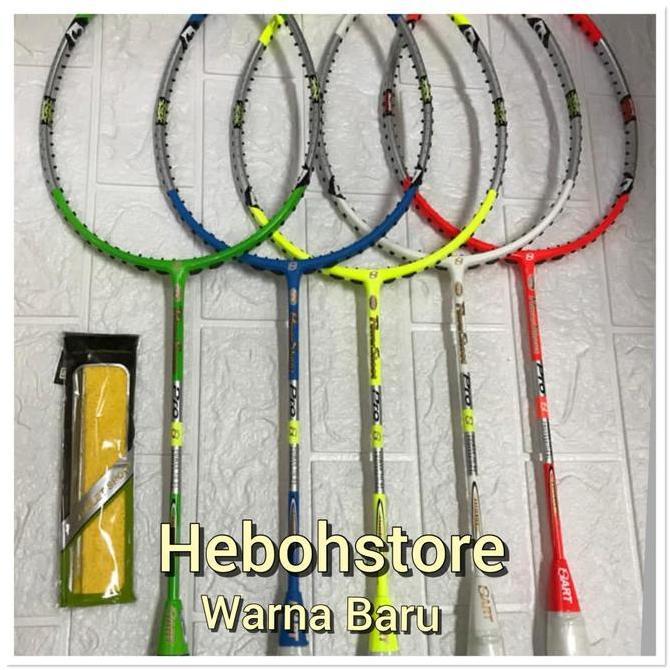 Lansungkirim- Raket Badminton Hart Power Shoot Attack Original +Bonus Senar Ebox