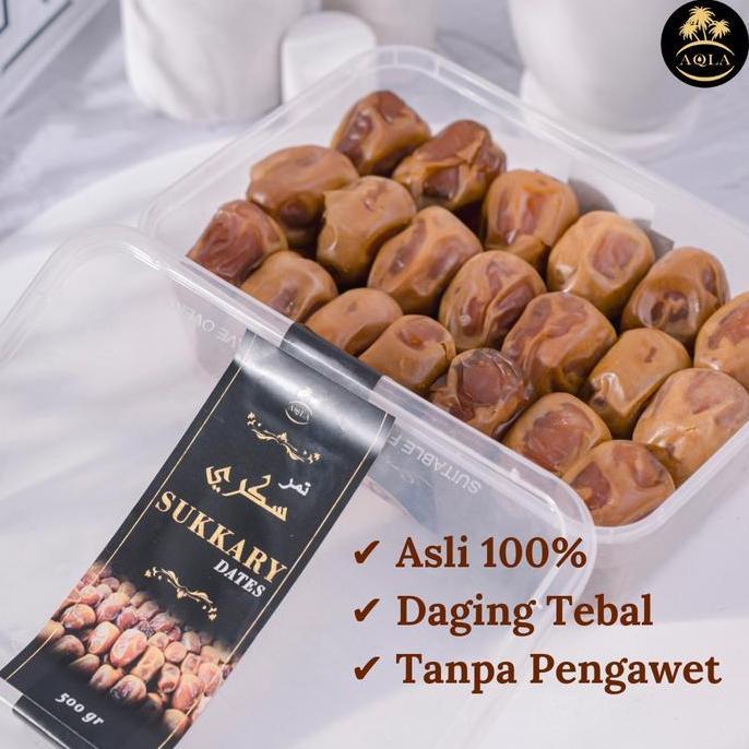KURMA SUKARI ASLI SAUDI / KURMA LEMBUT / KURMA BASAH/ KURMA MADU 500GR