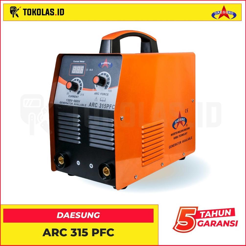Mesin Travo Trafo Las MMA Stick Inverter Welding Daesung ARC 315 PFC IGBT Genset Generator Korea Arc