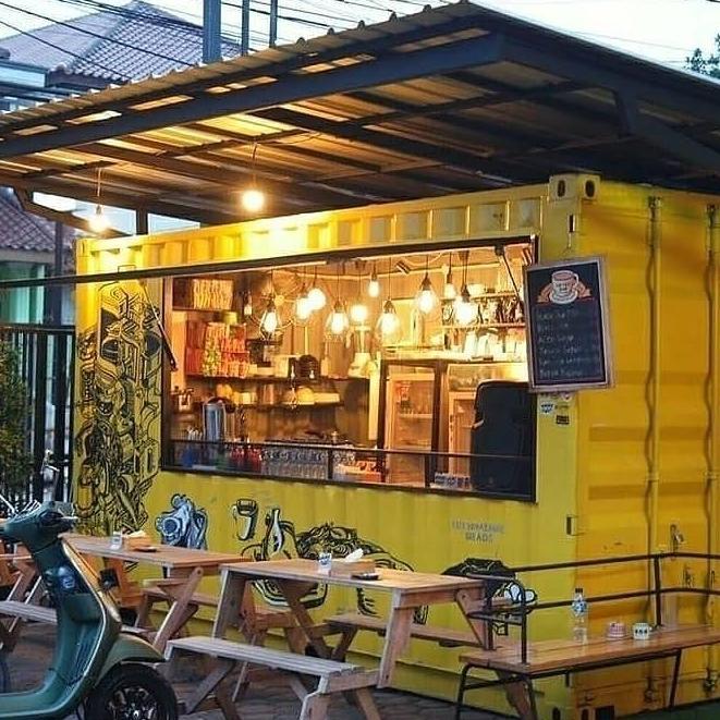 Terlaris Booth Cafe Container/Booth Container Custom Design #338