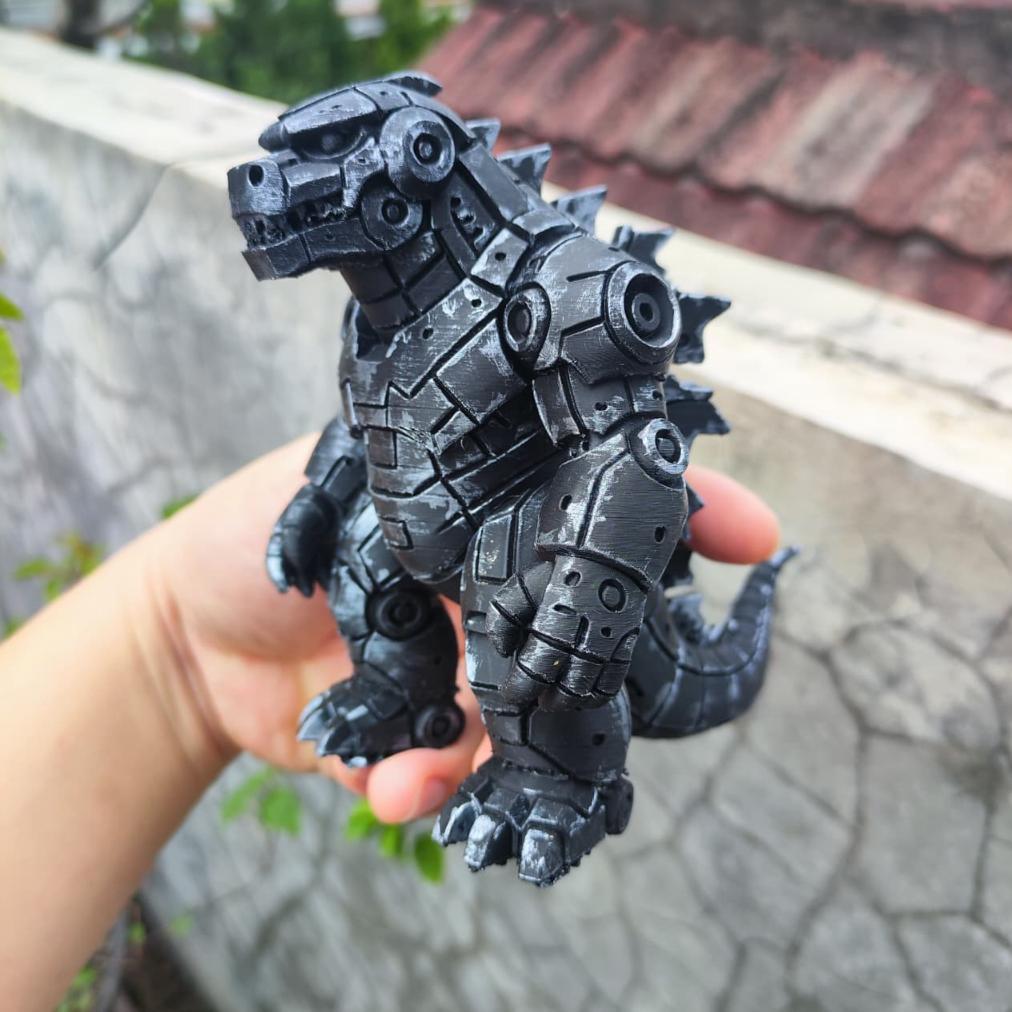 MECHA BOT godzilla  - Action Figure - Mniatur Kaiju - Action figure godzilla - godzilla 2024 - figur