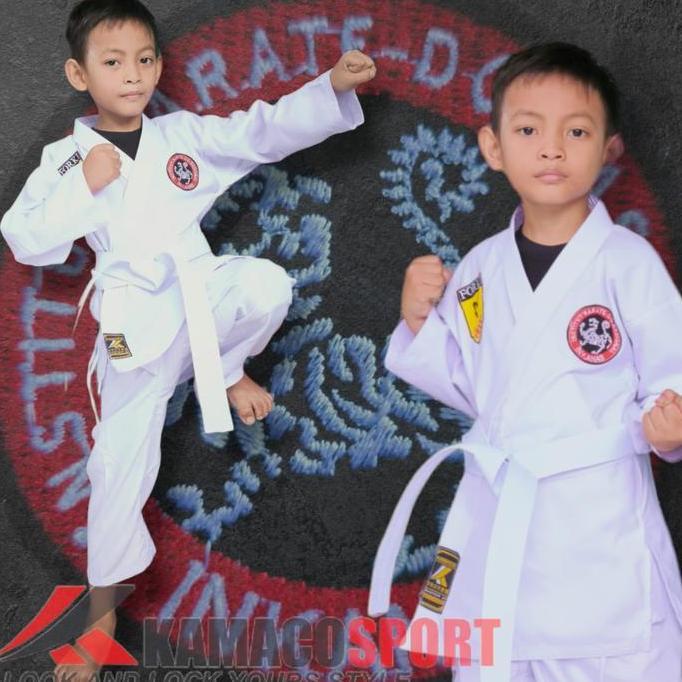 Baju Karate Anak Satu Set Logo Bordir Forki Inkanas