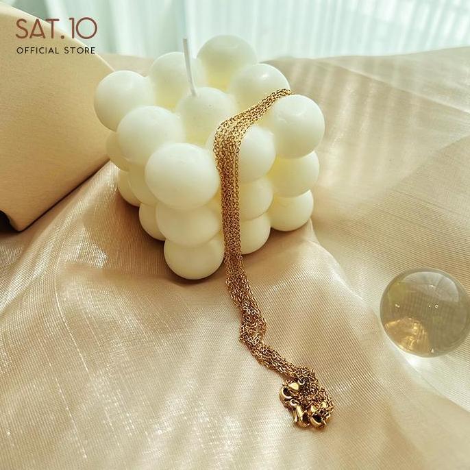 Gasajasii- Sat.10 Kalung Alfabet Berlian Penuh - Kalung Rantai 26 Huruf Inggris Kalung Rantai Huruf 