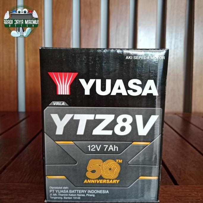 Aki Motor Vespa LX 150, Vespa Sprint YTZ8V Original Yuasa Aki Kering