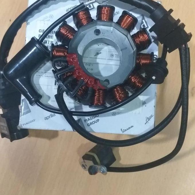 Spull Pengisian Vespa matic - stator koil vespa primavera/ sprint /Gts / Liberty 3v/Iget