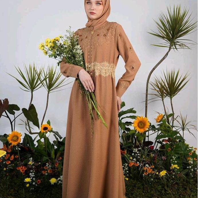 [NEW] A6364 - Gamis Abaya Hikmat Fashion Original