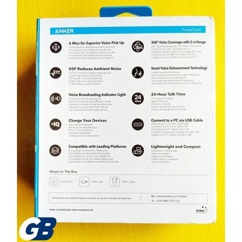 ANKER A3301 Soundcore PowerConf Conference Mic Bluetooth Speaker (S3, S500, S330) terlaris