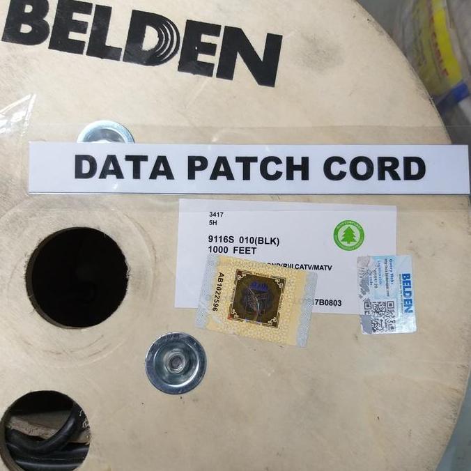 Sale Kabel Tv Belden Rg6 100Meter / Belden Rg 6 9116S 100Meter / Belden Rg6