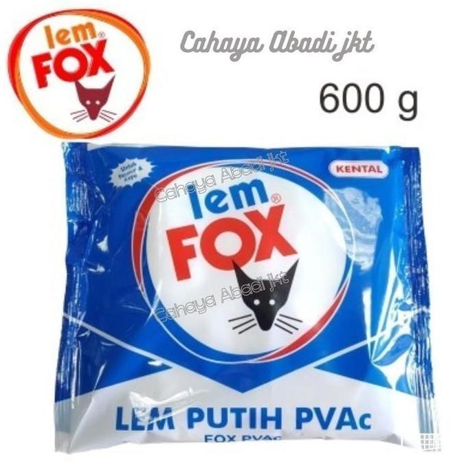 Bisaaja- Lem Fox Putih Pvac / Lem Kayu Tembok Fox Putih 600 Gram